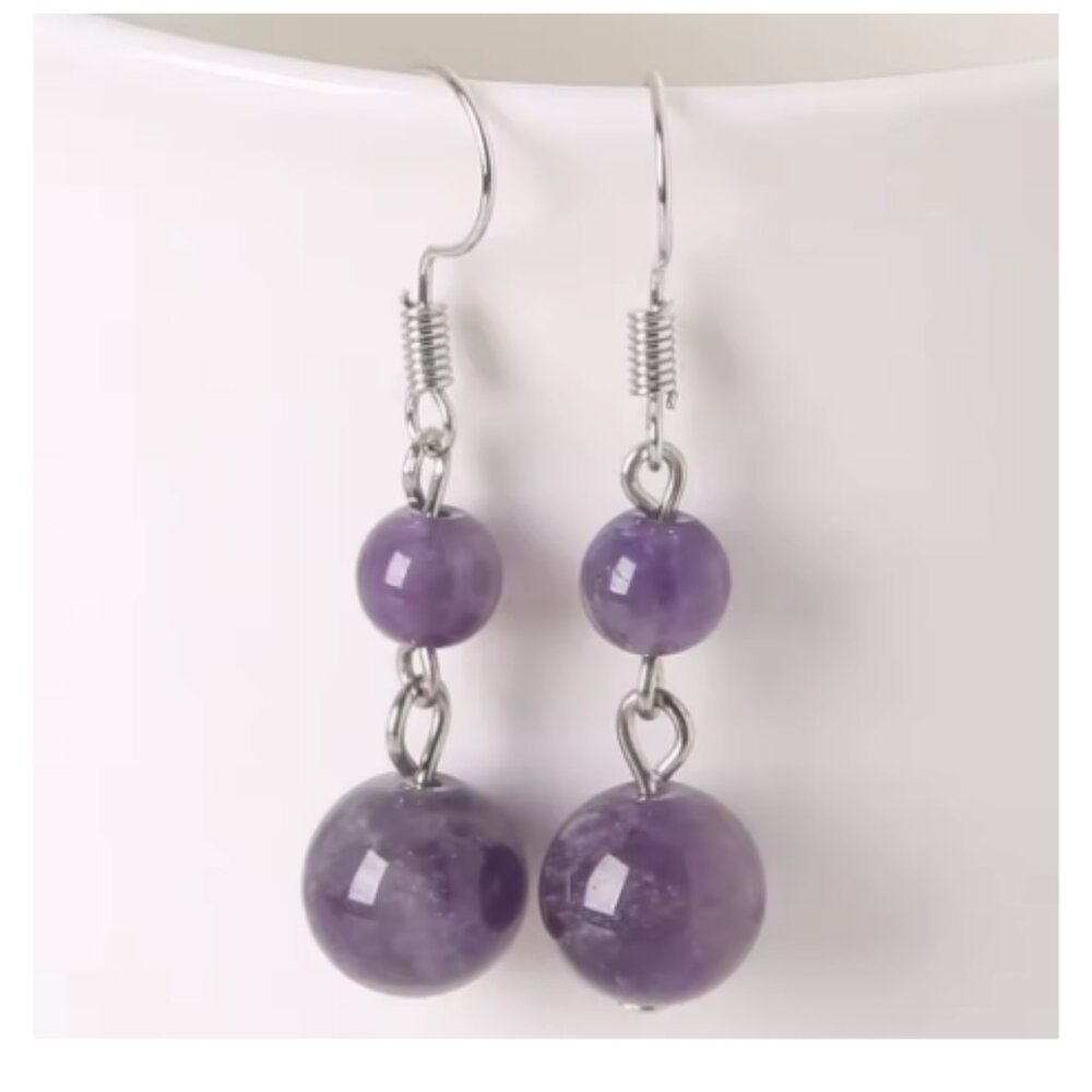 Gemstone Earrings,Colorful Earrings, Handmade Earrings